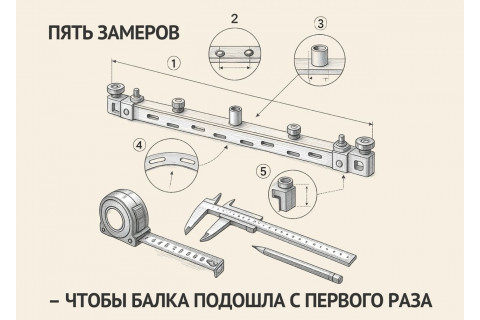 Что нужно измерить перед заказом водосборной балки