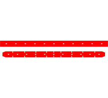 HK-BA06523002 Комплект скребков ACGM для Vostok BR85, BA65, BA65T, BA55, CA55, BA50, CA50, SR