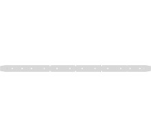 MPVR05808 Скребок IPC Gansow CT110BT85, 3, PU, L=1170мм, передний