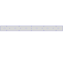 Скребок для HAKO B 12, 2, PU, передний
