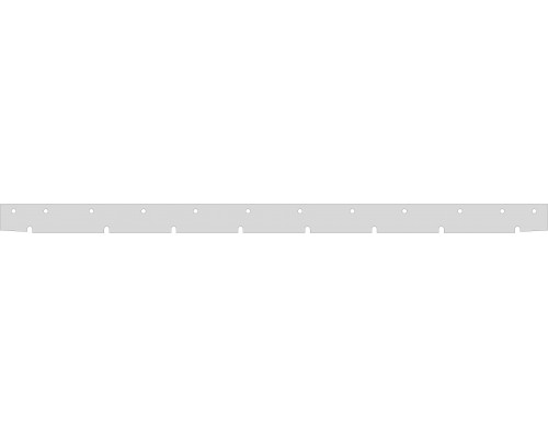 Скребок для Numatic TT 445/ TTB 4552/4045/4550, 3, PU, 850мм (12 отв.), передний