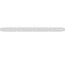 Скребок IPC GANSOW CT 40 B 50 RU, 3, PU, 820mm, передний