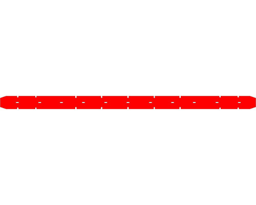 Скребок TAREX 530/560/660/700, 3, SR, передний