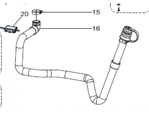 VS10602 Шланг сливной Viper AS5160