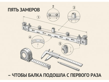 Что нужно измерить перед заказом водосборной балки